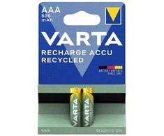 Varta Recycled AAA įkraunamos baterijos 800 mAh, 2 vnt.