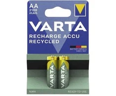 Varta Recycled įkraunamos AA baterijos 2100 mAh, 2 vnt.