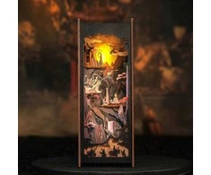 Vcl Corp WU KONG legenda – surenkama medinė book nook diorama su LED