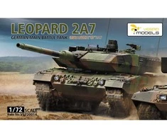 Vespid Models Leopard 2A7 vokiečių tankas 1/72 – plastikinis surinkimo modelis
