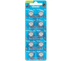 Vinnic LR44/AG13 šarminės baterijos 1,5 V, 10 vnt.