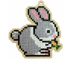 Wizardi Deimantinės mozaikos suvenyras Rabbit WW108