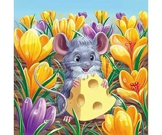 Wizardi Deimantinis paveikslas (Discontinued) Harvest Mouse WD2452