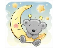 Wizardi Deimantinis paveikslas Goodnight WD2475