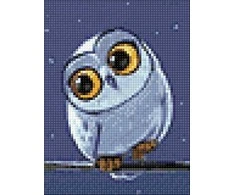 Wizardi Deimantinis paveikslas Owlet WD278 15*20 cm