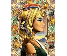 Wizardi Deimantinis paveikslas Queen of Egypt WD139 38*48 cm
