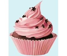 Wizardi Deimantinis paveikslas Sweet Muffin WD277 20*20 cm