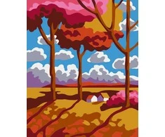 Wizardi Tapybos pagal skaičius rinkinys: Landscape 16.5x13 cm MINI031