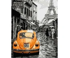 Wizardi Tapybos pagal skaičius rinkinys: Paris lane 40x50 cm C43