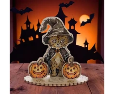 Wonderland Crafts Medinis kryželių siuvinėjimo rinkinys ant faneros, kūrybiški rankdarbiai