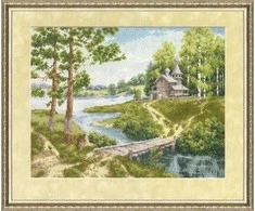 Zolotoe Runo Chapel near the river S/VM014