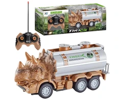 Pronice CIĘŻARÓWKA DINOZAOR ZBIORNIK CYSTERNA ZDALNIE STEROWANY RC ŚWIATŁO DŹWIĘK