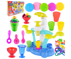Rinkinys Playdough Plastilino mašina Magic Ice Kreminis Parlor Plastilinas