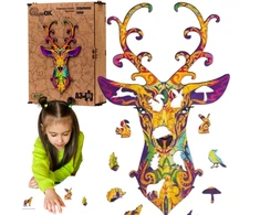 PuzzleOK Medinė dėlionė 95 vnt. - Taurusis elnias