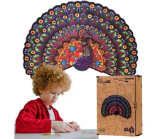 PuzzleOK Medinė dėlionė 152 vnt. - Povas