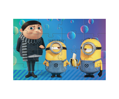 Dodo Dėlionė MAGNETYCZNE "MINIONS" UROCZA I KOLOROWA UKŁADANKA 16 ELEMENTÓW