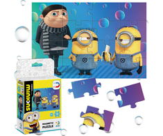 Dodo Dėlionė MAGNETYCZNE "MINIONS" UROCZA I KOLOROWA UKŁADANKA 16 ELEMENTÓW
