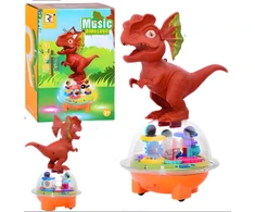 Pronice DINOZAURŲ INTERAKTYVI SKRAJANTI LĖŠTĖ MUZIKOS DĖŽĖ ŠVIESOS IR GARSO EFEKTAI