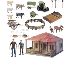 ProNice BIG FARM SET ŪKIO NAMAS NAMININKAS ŪKIS ŪKIO GYVŪNAI TRAKTORIUS