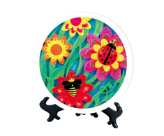 Pronice GIPSINĖ FIGŪRA GĖLĖMS DAŽYTI LITTLE ARTIST ARTIST SET PAINTS