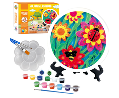 Pronice GIPSINĖ FIGŪRA GĖLĖMS DAŽYTI LITTLE ARTIST ARTIST SET PAINTS