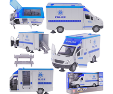 Lean Toys LeanToys sunkvežimių policijos greitosios pagalbos policijos neštuvų atidarymo durų garso lemputė