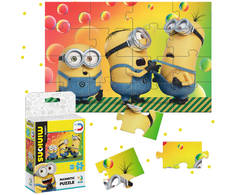 Dodo MAGNETYCZNE Dėlionė "MINIONKI" 16 ELEMENTÓW KOLOROWEJ UKŁADANKI DLA DZIECI