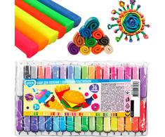 Bez Marki Lengvo putų plastilino rinkinys 36 spalvų - Lovin