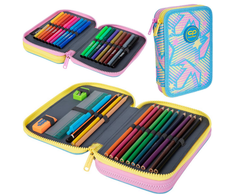 Cool Pack Forminis dviejų skyrių penalas su priedais CoolPack Jumper 2 Dancefloor