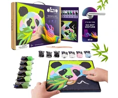Okto Rinkinys DO MALOWANIA OBRAZU PANDA Rinkinys KREATYWNY ARTYSTYCZNY 3D CIASTOLINA