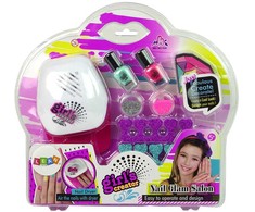Lean Toys NAGU DAŽYMO RINKINYS SPA LAMP DRYER BLITERIS LAKAS DOVANŲ