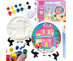 Pronice KŪRYBINIS MENINIS RINKINYS PAINT HOUSE DAŽAI GIPSAS MAŽAS 3D DAILINKAS