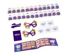 Pronice Rinkinys lengvas plastilinas Biel&amp;Pastele 24kol 20024