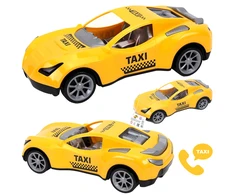 Siku TAKSI AUTOMOBILIS SPORTINIS AUTOMOBILIS TAKSI GELTONOS SPALVOS ŽAISLAI VAIKAMS