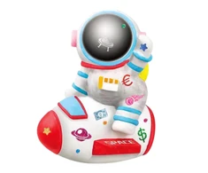Pronice Vaikiška taupyklė „Astronauto“ didelė „Rinkinys“ kūrybinė figūrėlė, dažų lipdukai