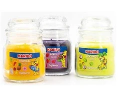 Haribo Duftkerzen Haribo žvakių rinkinys - Berry Mix, Coconut Lime, Tropical Fun - 3 x 85 g