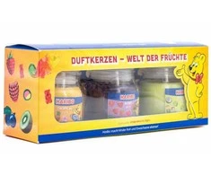Haribo Duftkerzen Haribo žvakių rinkinys - Berry Mix, Coconut Lime, Tropical Fun - 3 x 85 g