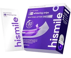 Dantų šepetėlis Hismile V34 Whitening Strips balinimo juostelės 14 vnt
