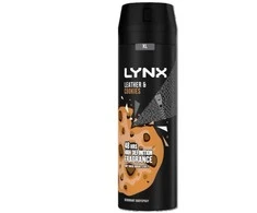 Lynx Collision Leather &amp; Cookies XL dezodorantas ir kūno purškiklis 200 ml