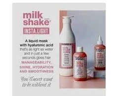 Milk Shake Insta Light Šampūnas 1000 ml
