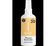 Naif Natural Skincare Naïf SPF 30 mineralinis purškiamasis kremas nuo saulės 100 ml