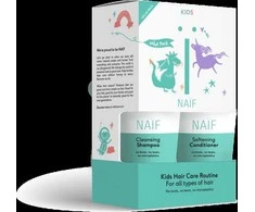 Naif Natural Skincare Naïf vaikų plaukų priežiūros rinkinys 2 x 100 ml