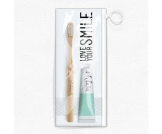Ohlalá Paris bambukinis šepetėlis ir dantų pasta 15 ml
