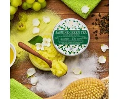 Saules Fabrika Jasmine - Žalias Tea Sugar Scrub kūno šveitiklis 200 g