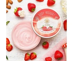 Saules Fabrika Strawberries And Kreminis kūno jogurtas 200 g