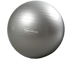 Gimnast. kamuolys GYMBALL 65cm pilkas+pakuotė