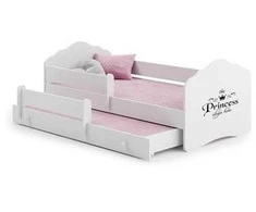 Luco Dvivietė lova Felicija su stalčiumi ir čiužiniais 160x80 Princess