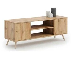 Luco Skandinaviško stiliaus TV staliukas Focus 135cm Auksinis ąžuolas