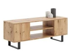 Luco TV staliukas Focus 135cm Auksinis ąžuolas/metal