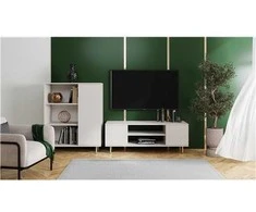 Luco TV staliukas Focus 135cm Cashmere/Auksinis